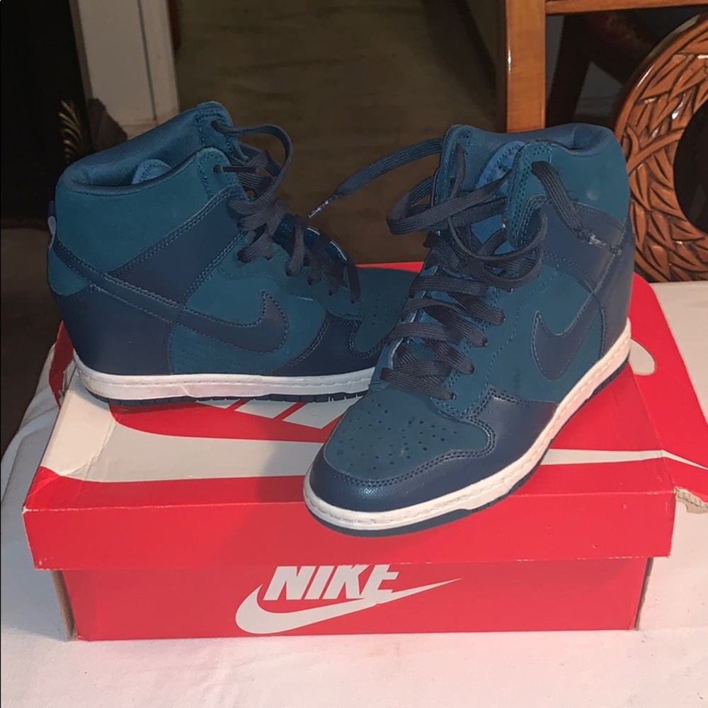 Dark Teal - Nike wedge sneakers